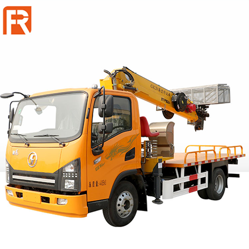 16 ton truk yang dipasang crane