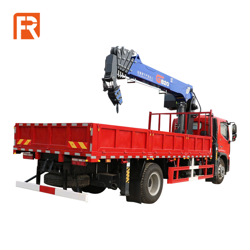 รถบรรทุกที่สามารถบรรทุกบูมยืดหดได้ขนาด 8 ตัน