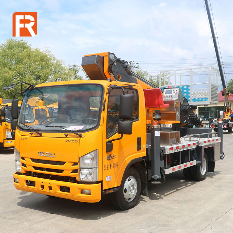 Camión de trabajo aéreo de 35 metros con chasis Isuzu