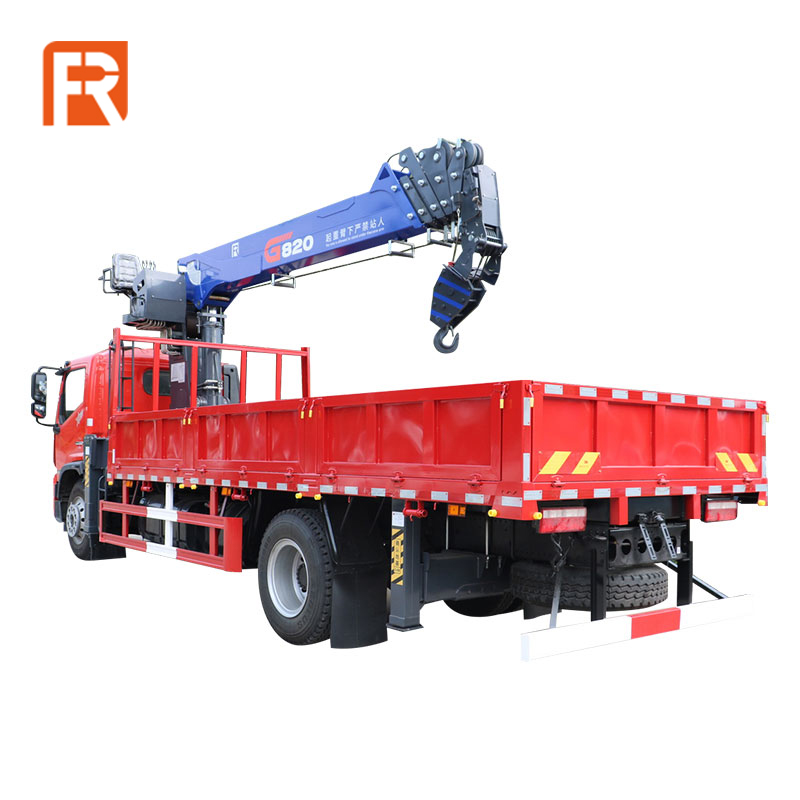 รถบรรทุกที่สามารถบรรทุกบูมยืดหดได้ขนาด 8 ตัน