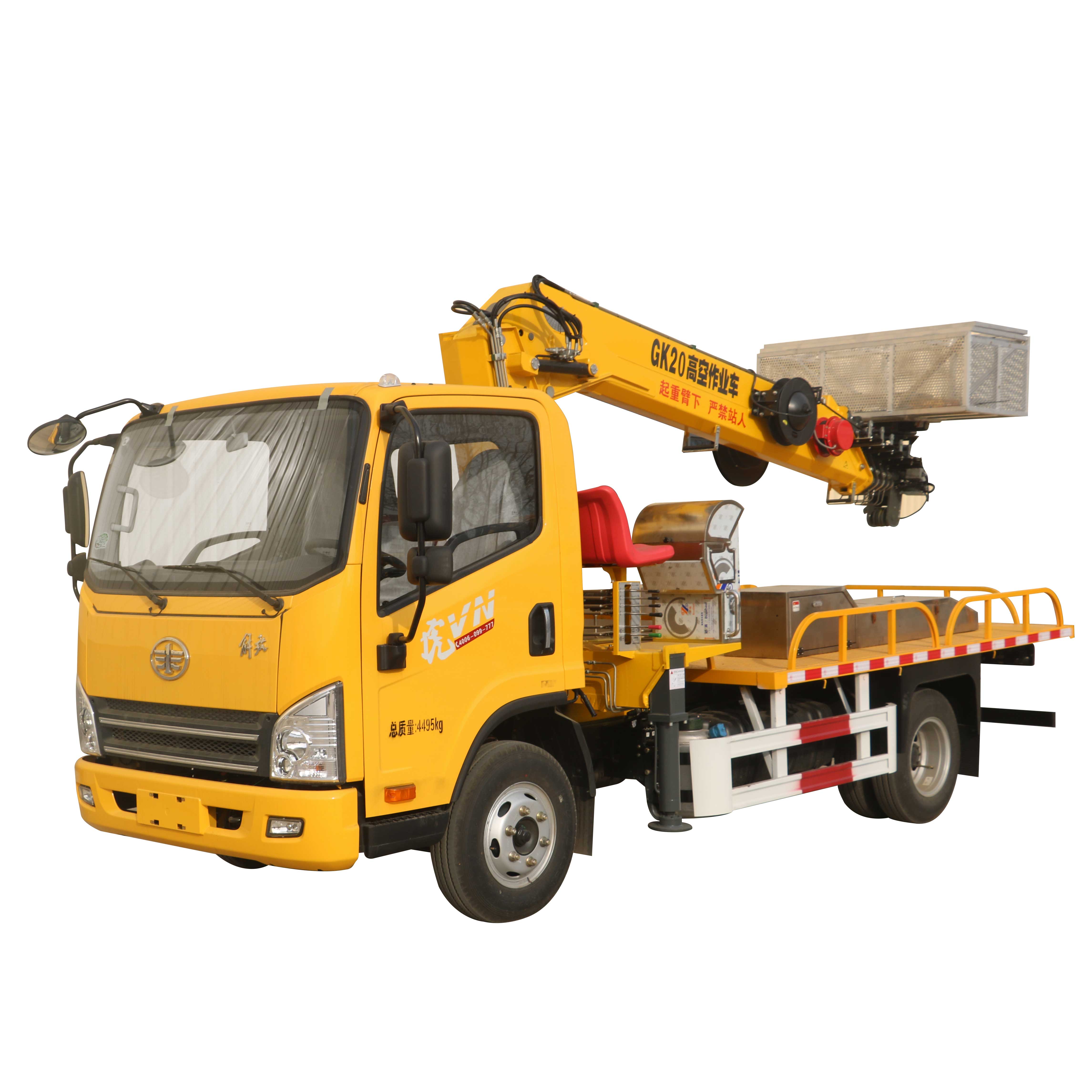 18m Multifunctional Aerial Work Platform Truck With FAW Chassis