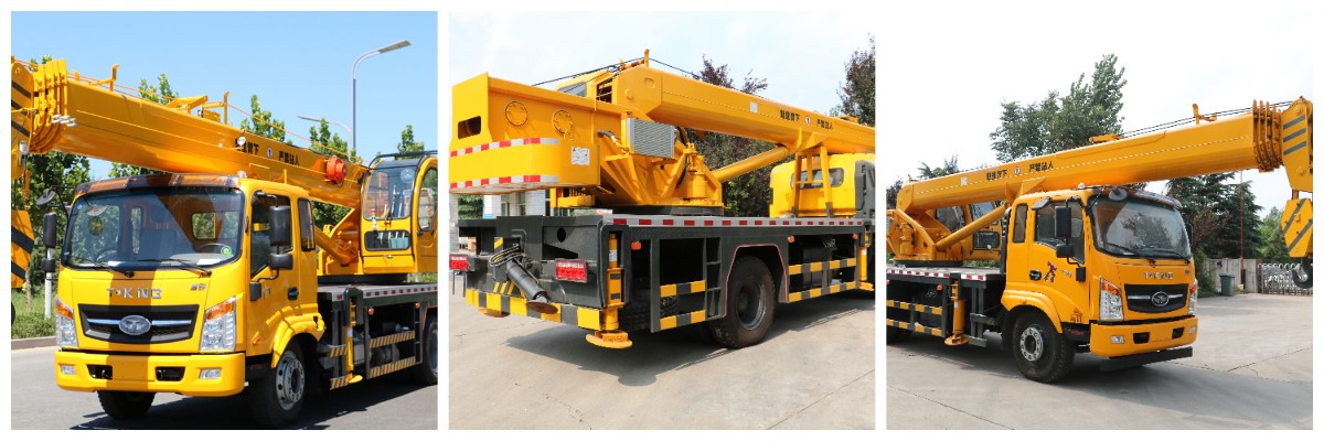 16 ton truk mobile crane dong feng