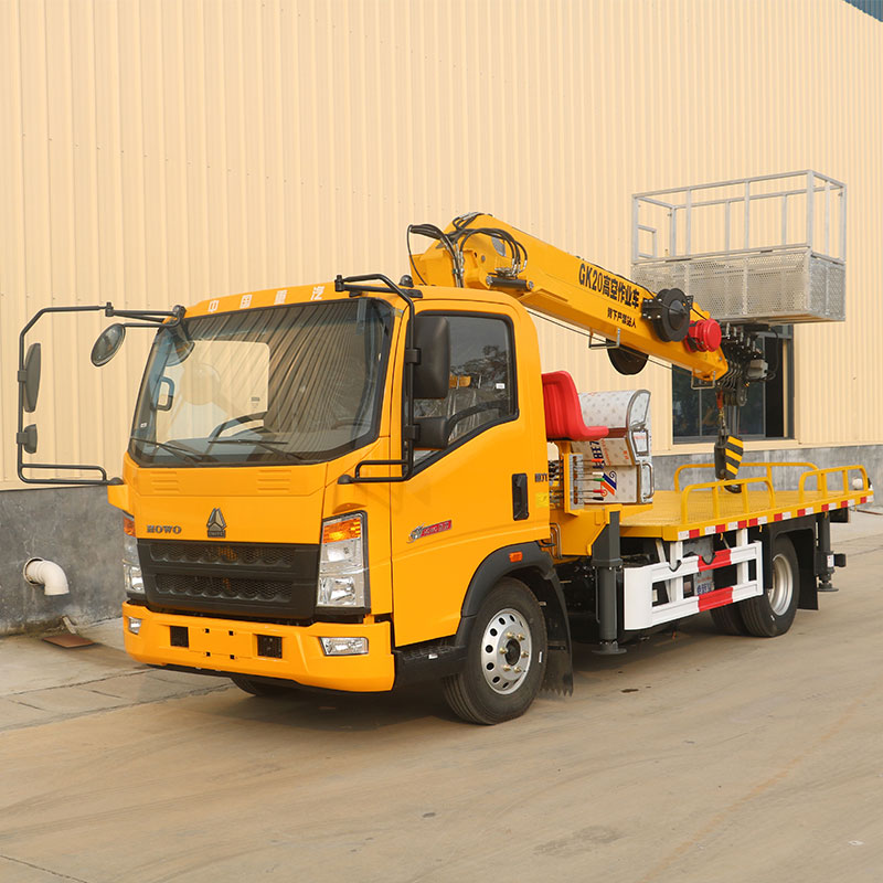 Plate-forme de travail aérien monté sur un camion de 18 mètres