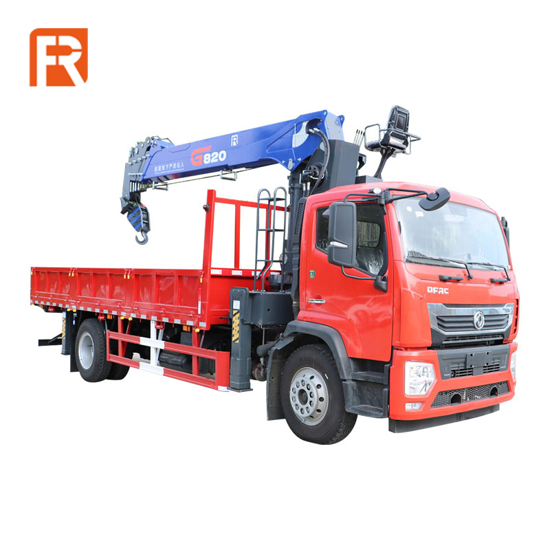 รถบรรทุกที่สามารถบรรทุกบูมยืดหดได้ขนาด 8 ตัน