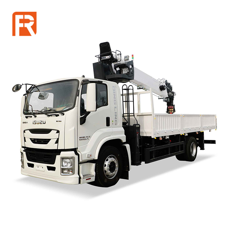 Xe cẩu xe tải tay lái bên trái 8 tấn