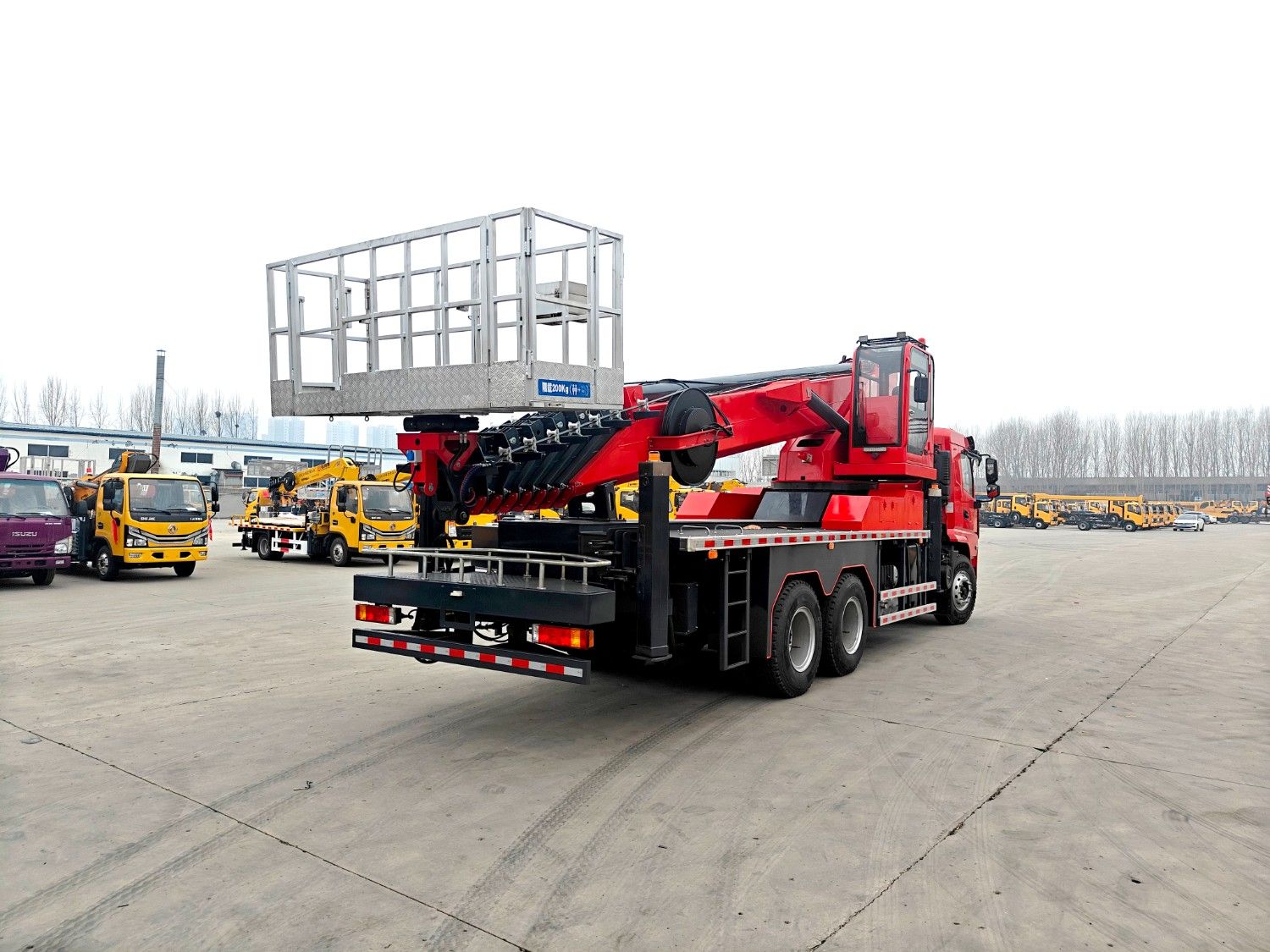 Camion de travail aérien de 60 mètres avec châssis Shacman