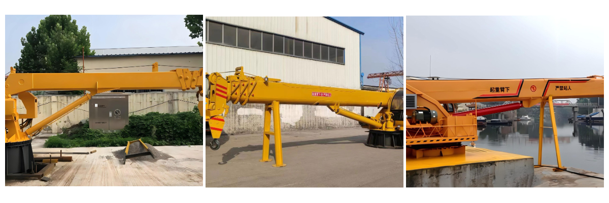 16 ton teleskopik boom marine crane