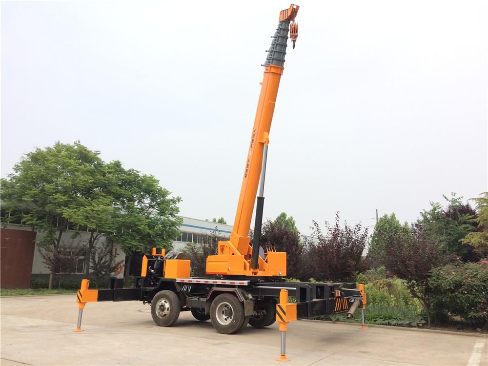 16 ton Teleskopik Balok Minyak-Elektrik Mobile Crane