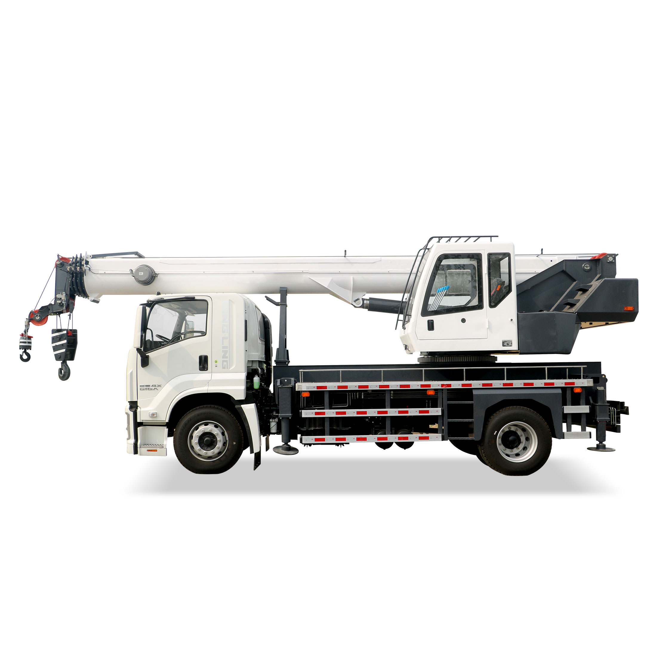 Xe cẩu cần trục dạng ống lồng 10 tấn