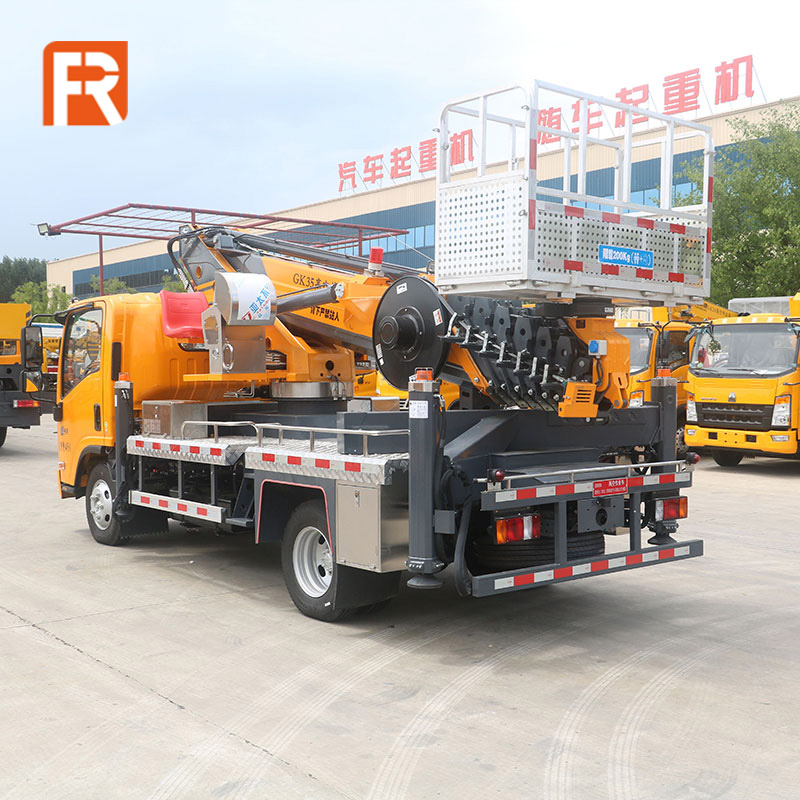 35 Meter Aerial Work Truck With ISUZU Chassis