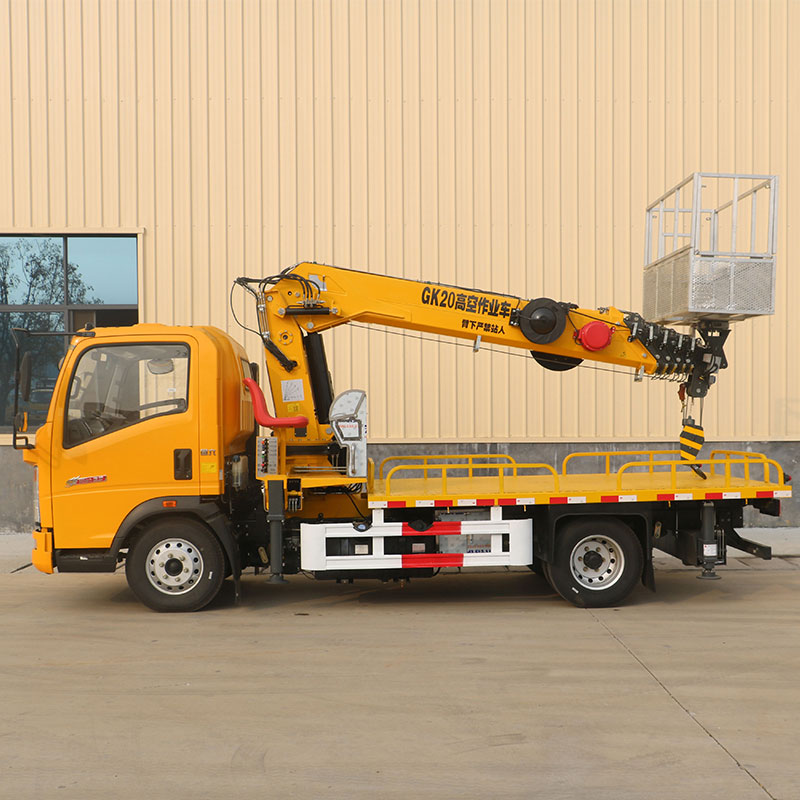 Plate-forme de travail aérien monté sur un camion de 18 mètres