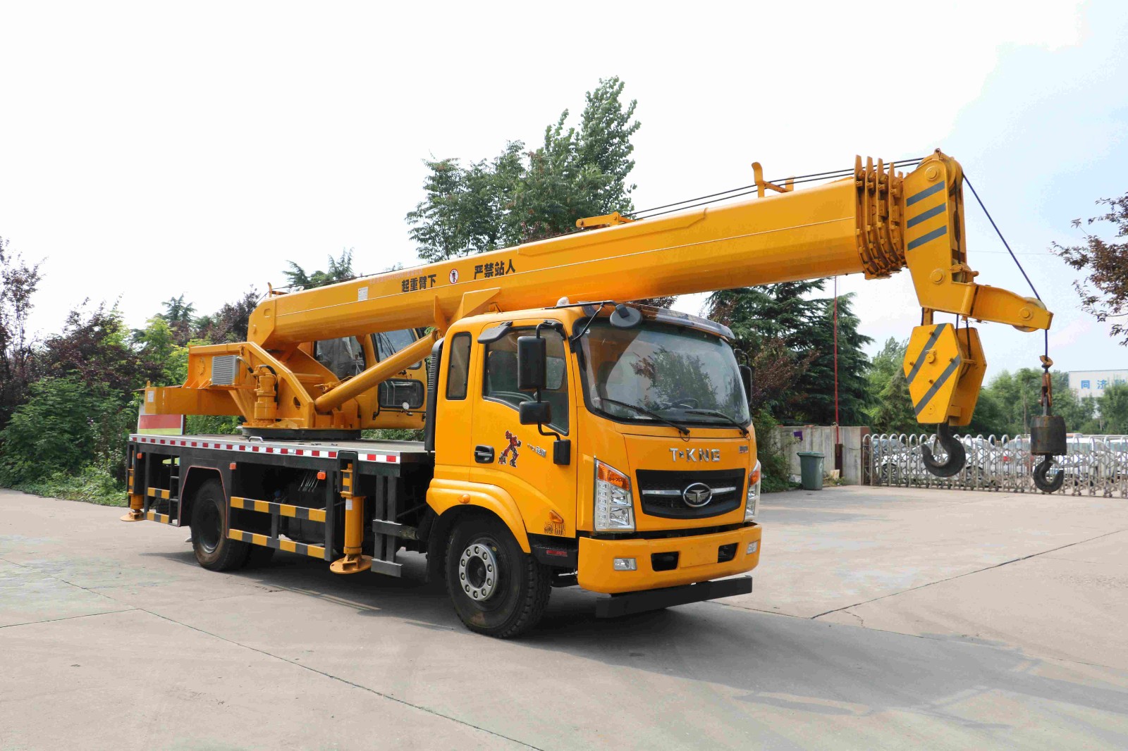 Crane móvil de boom telescópico de 16 toneladas