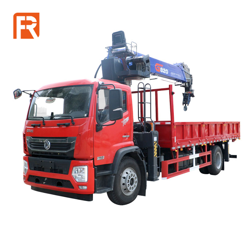 รถบรรทุกที่สามารถบรรทุกบูมยืดหดได้ขนาด 8 ตัน