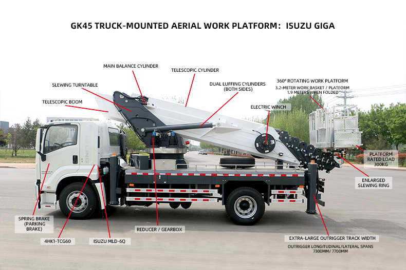 Yüksek Kaliteli Gk45 Hava Çalışma Platformu