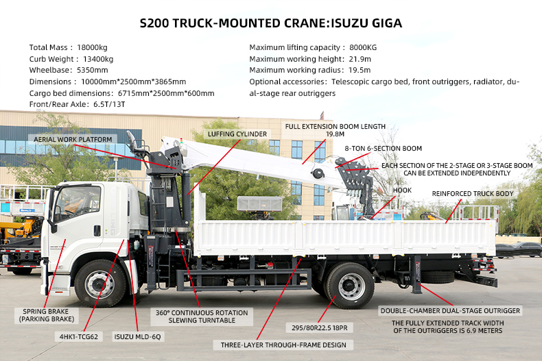 Xe cẩu dẫn động trái/phải 8 tấn