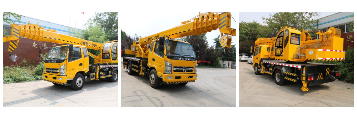 Crane xe tải di động 10 tấn Kaima Chassis