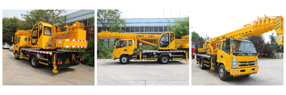 10 Ton Mobile Truck Crane Kaima Chassis