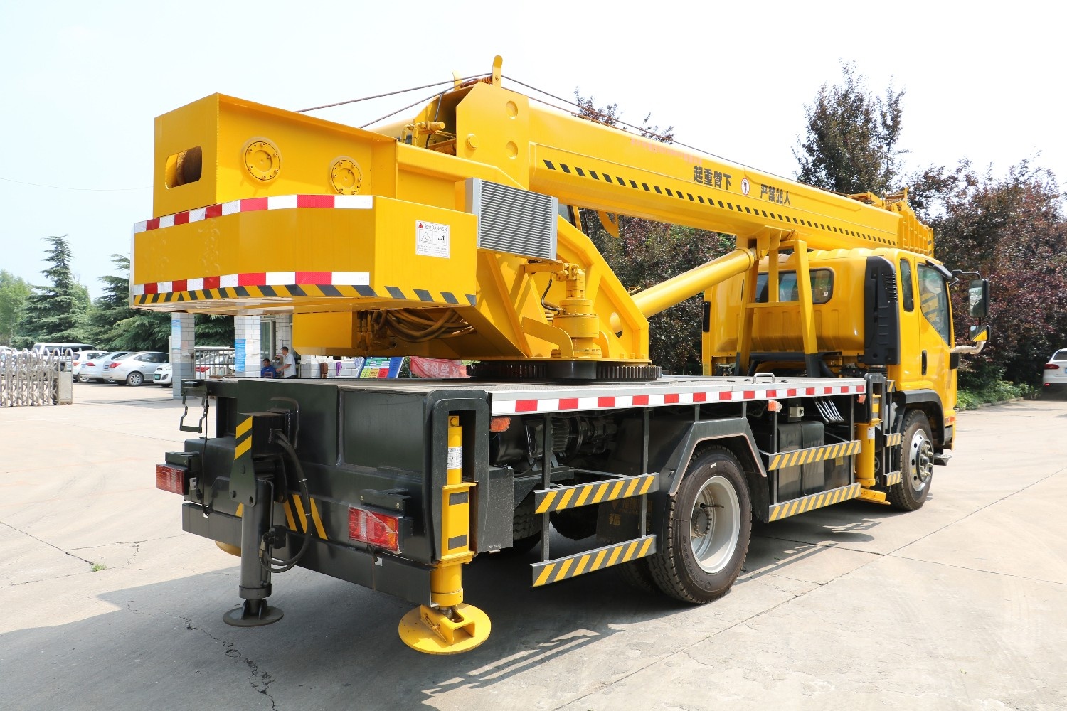 Boom telescópico de 12 toneladas Crane móvil