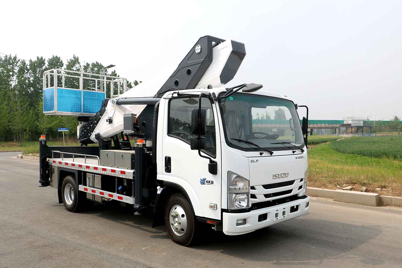 รถบรรทุกบูมแขนยืดไสลด์ 35 เมตร