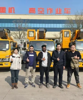 Türkiye Customer Visits the Factory and Successfully Purchases 2 Units of GK45 Aerial Work Platforms