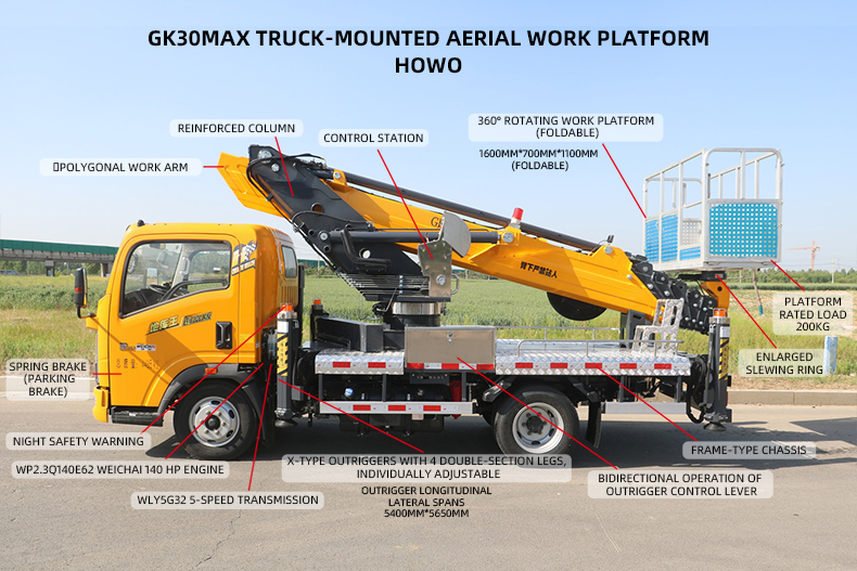 Xe nâng thủy lực 30m