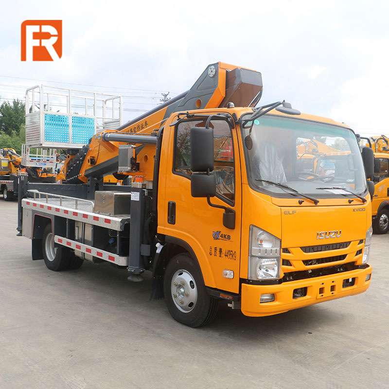 Camión de trabajo aéreo de 35 metros con chasis Isuzu