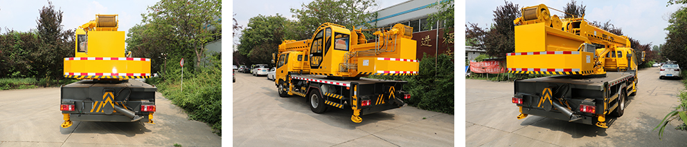 16 ton truk yang dipasang crane