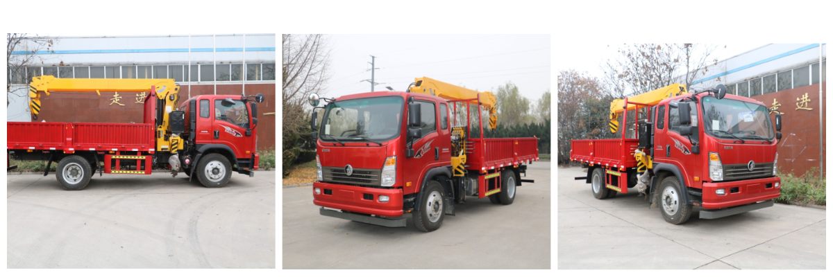 Grue montée sur un camion de 5 tonnes