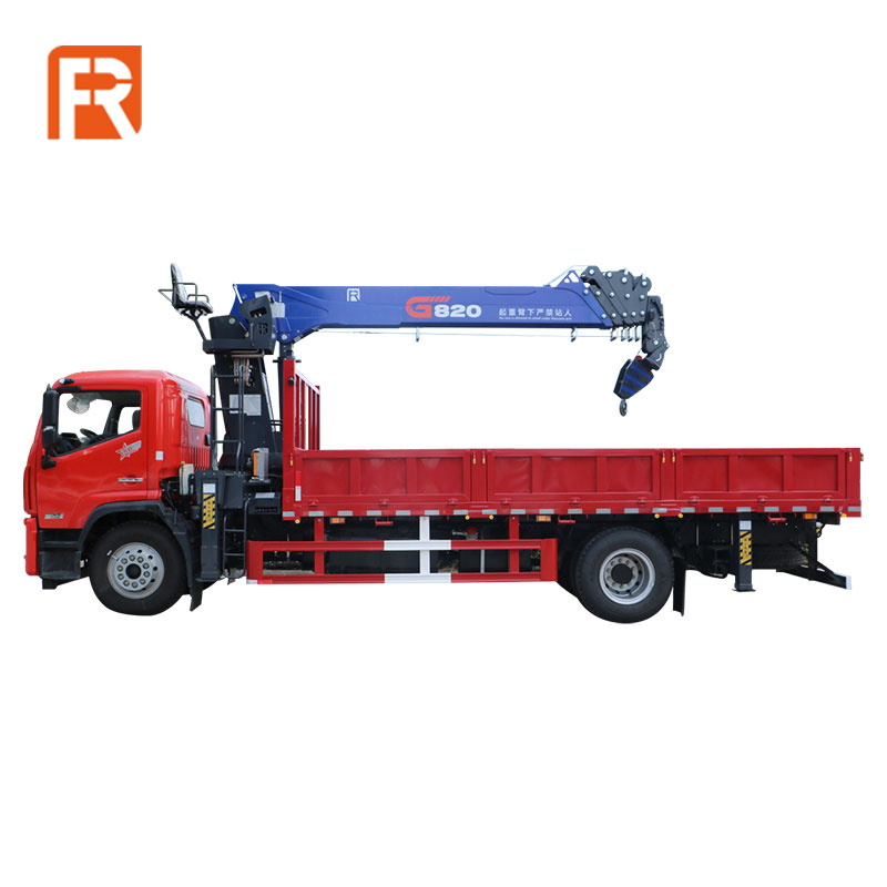 รถบรรทุกที่สามารถบรรทุกบูมยืดหดได้ขนาด 8 ตัน