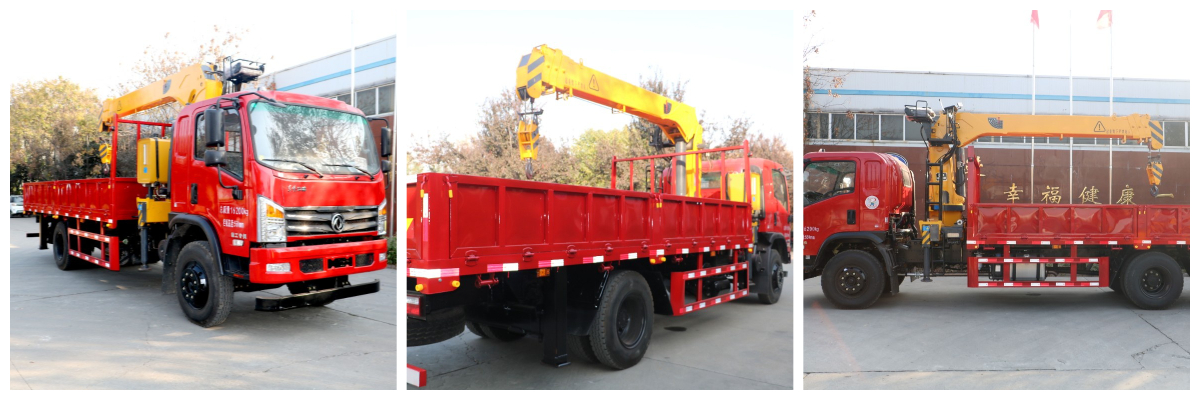 Truk cranes dipasang 6,3 ton