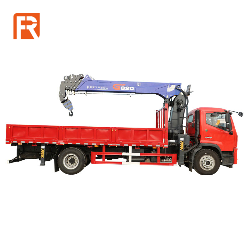 รถบรรทุกที่สามารถบรรทุกบูมยืดหดได้ขนาด 8 ตัน